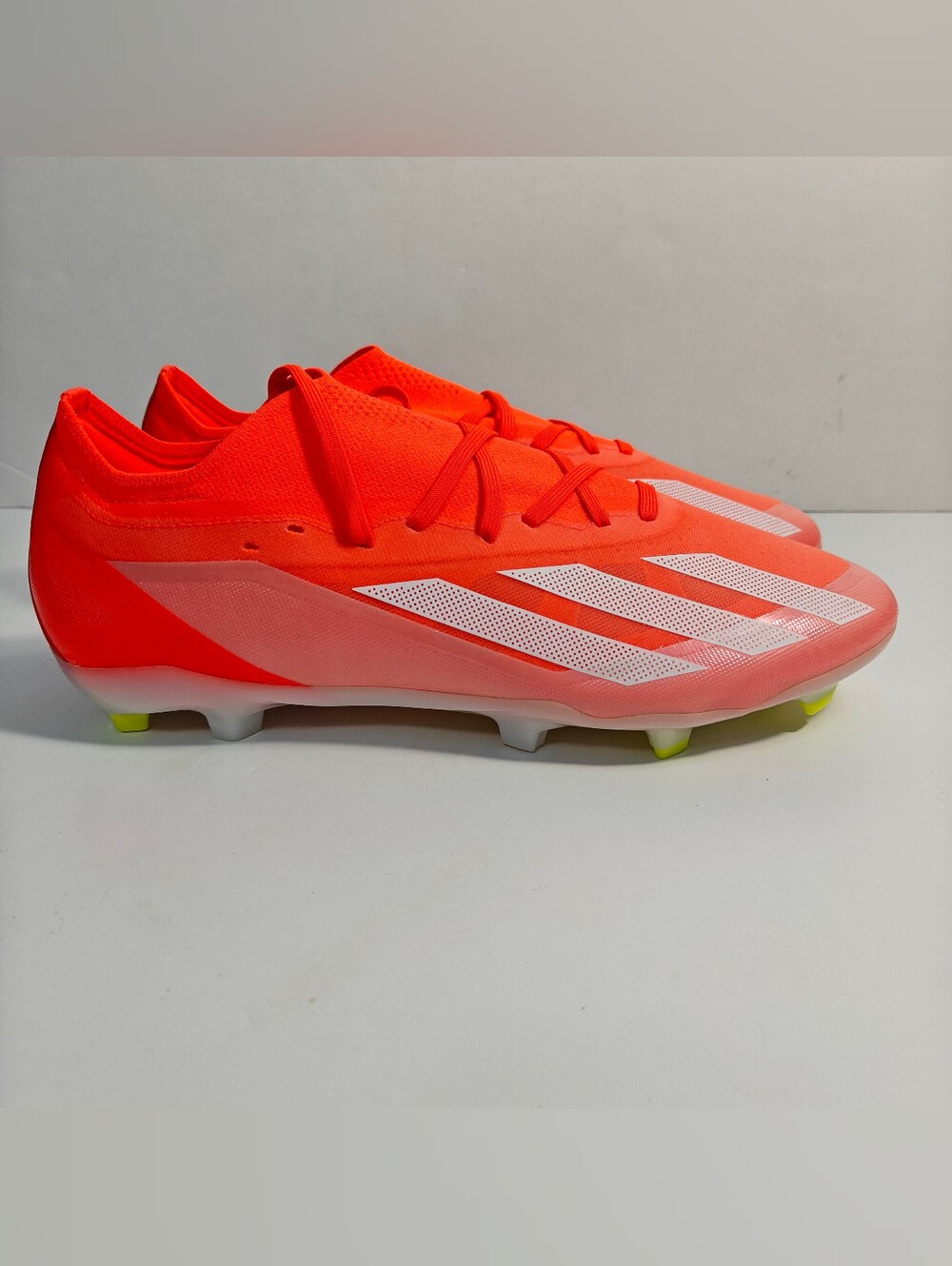 Adidas Size 11.5 Men X Crazy Fast Pro FG Cleats Solar Red Yellow Shoes IG0600